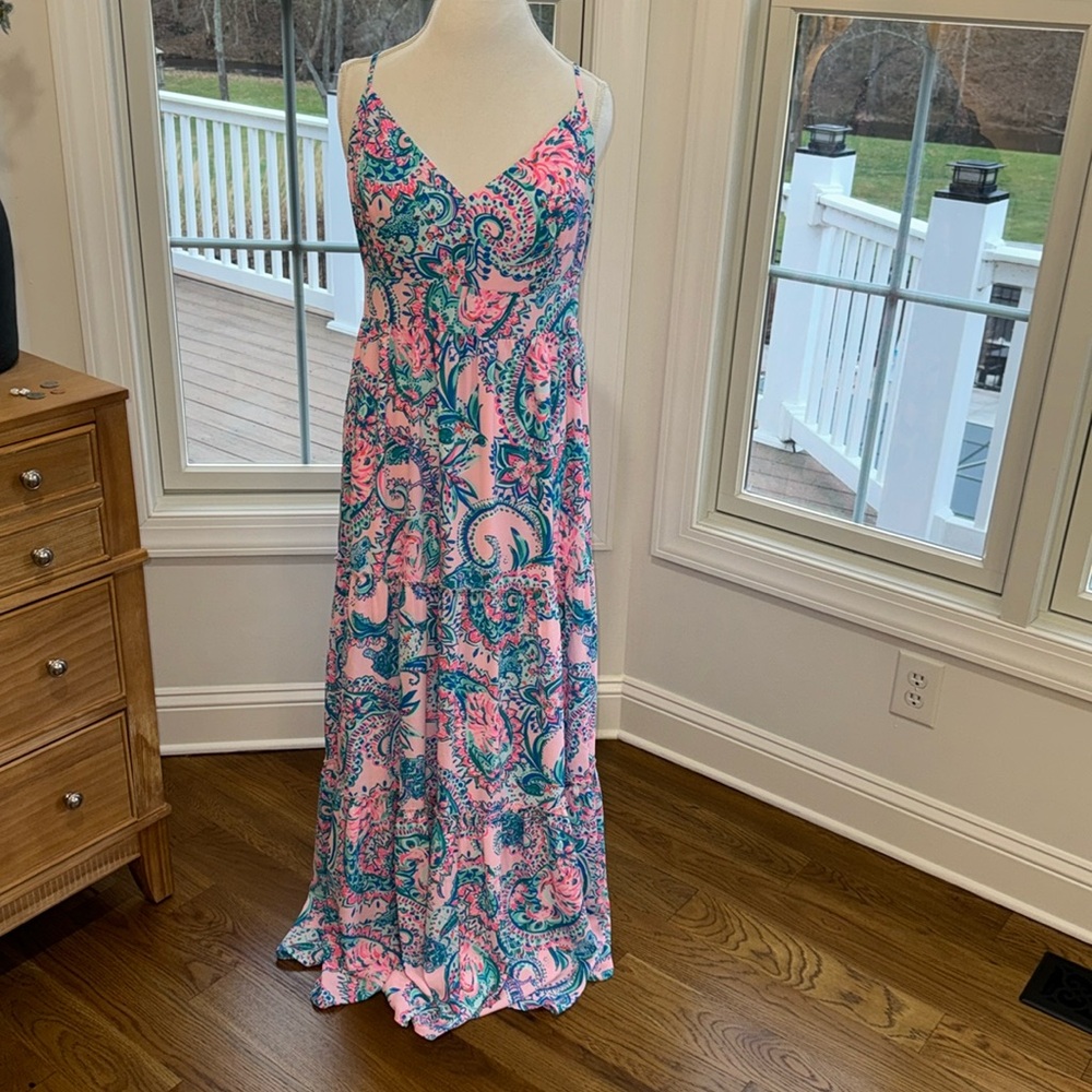 Lilly Pulitzer Maxi with back zip